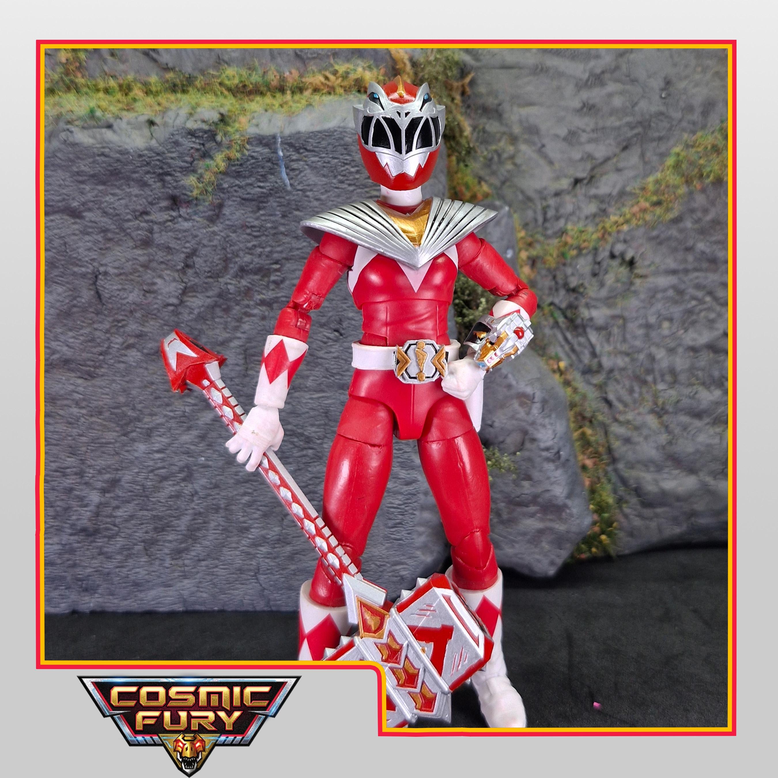 Power Rangers Cosmic Fury - Red Ranger Conversion Kit | Lightning Coll ...