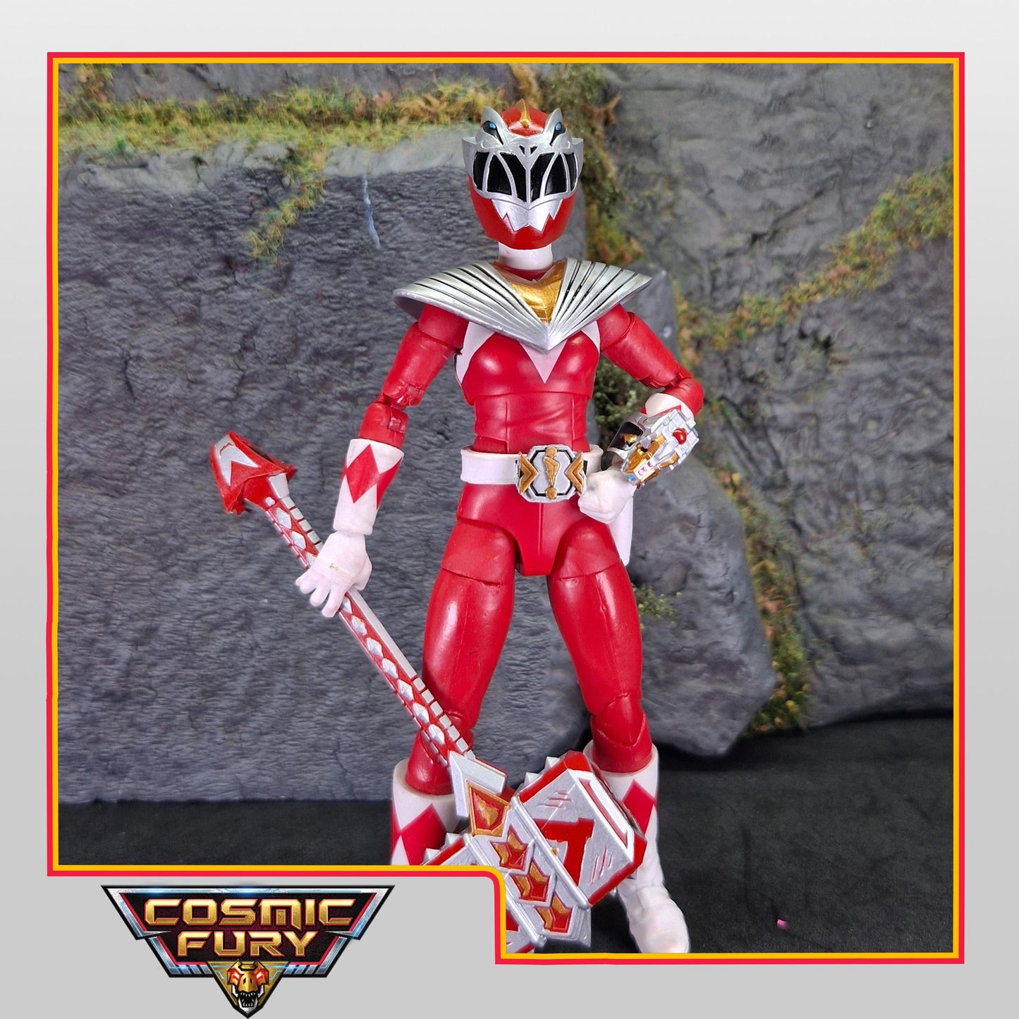 Power Rangers Cosmic Fury - Red Ranger Conversion Kit | Lightning Collection Accessories