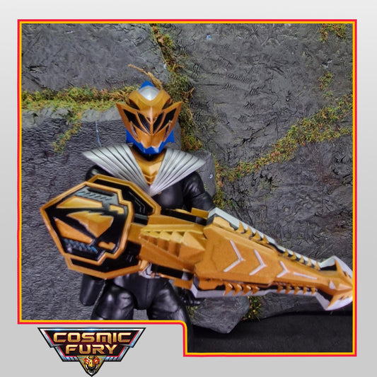 Power Rangers Cosmic Fury - Gold Ranger Conversion Kit | Lightning Collection Accessories