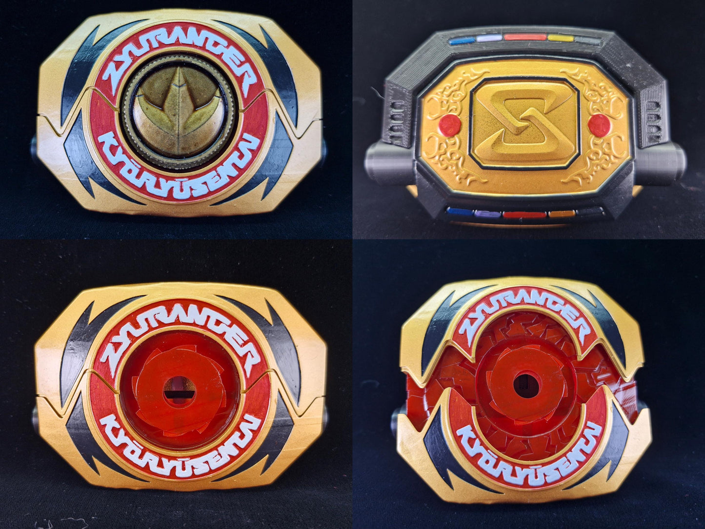3D Printed Kyouryuu Sentai Zyuranger Dino Buckler | REMASTERED | No Coins Included | For Display Only