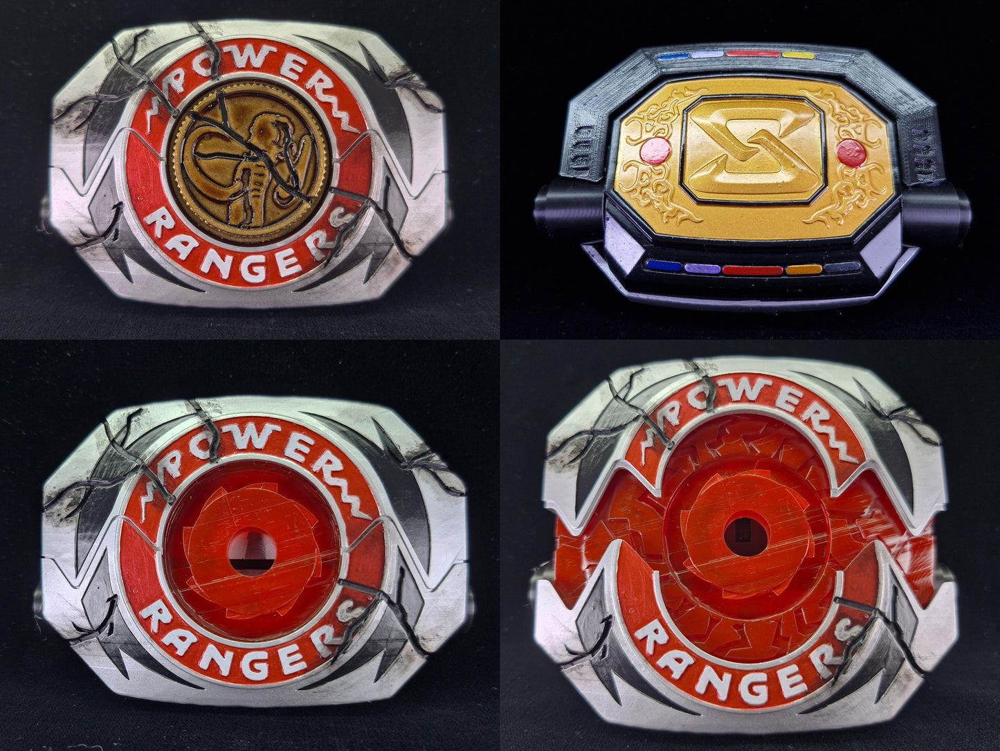 3D Printed Mighty Morphin Damaged Power Morpher | REMASTERED | No Coins Included | For Display Only
