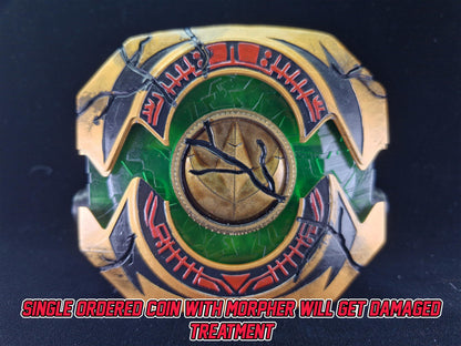 3D Printed Mighty Morphin Damaged Master Morpher | REMASTERED | No Coins Included | For Display Only