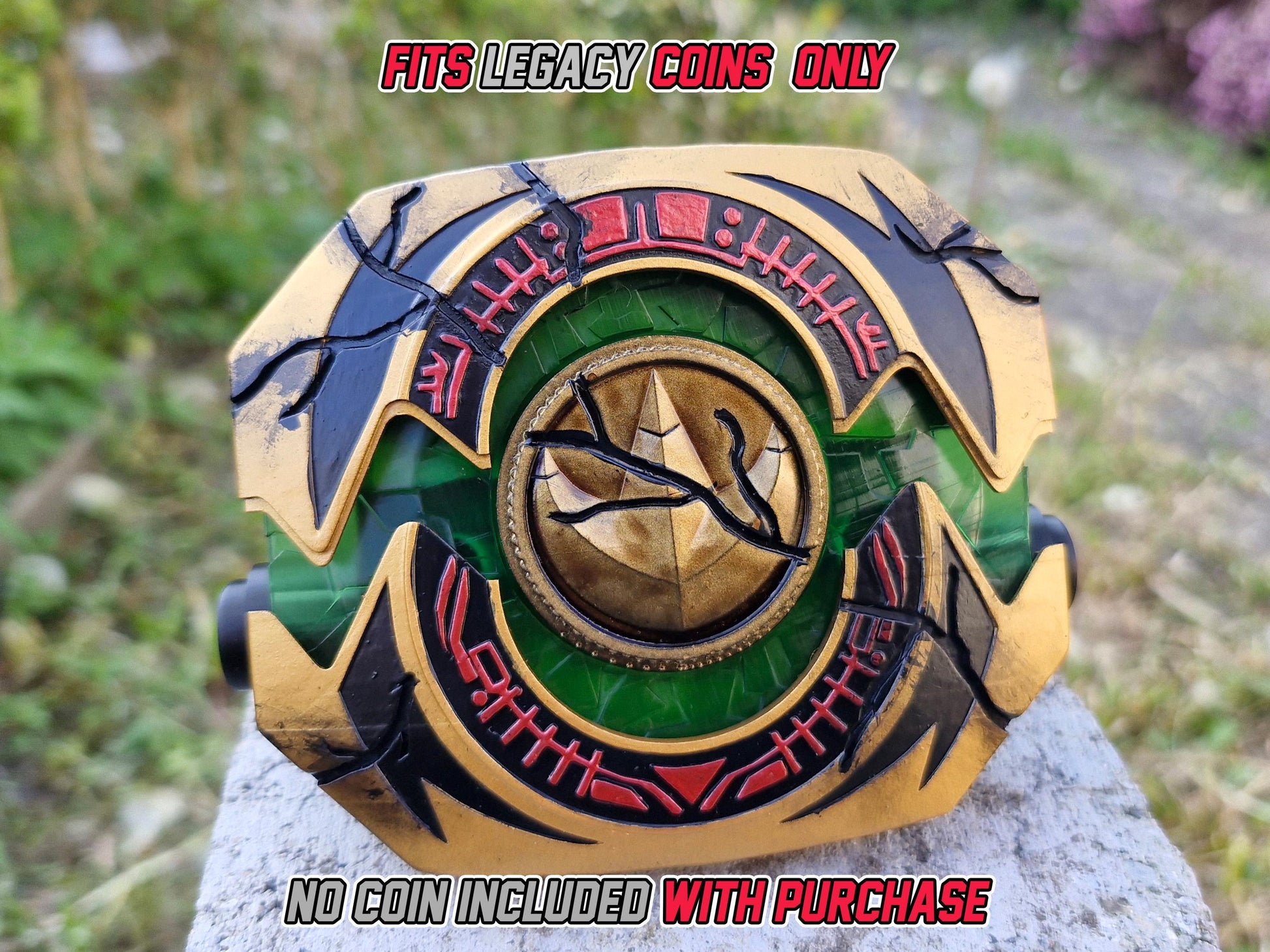 3D Printed Mighty Morphin Damaged Master Morpher | REMASTERED | No Coins Included | For Display Only