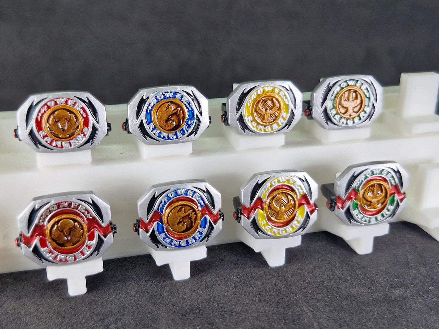 Mighty Morphin Power Rangers - Power Morpher / Dino Buckler | Street Fighter Crossover | 1/12 Accessories Scale | Lightning Collection