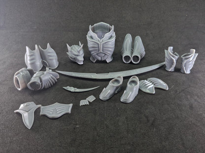 Power Rangers Wild Force - Zen-Aku | Gaoranger - Duke Org Rouki | Conversion Kit | Marvel Legends | Lightning Collection | 1/12 Accessories