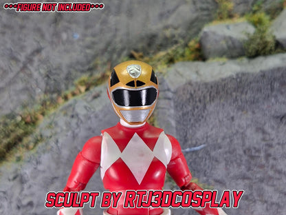 Power Rangers S.P.D. | Lightning Collection - Gold Ranger Helmet | 1/12 Scale Accessories