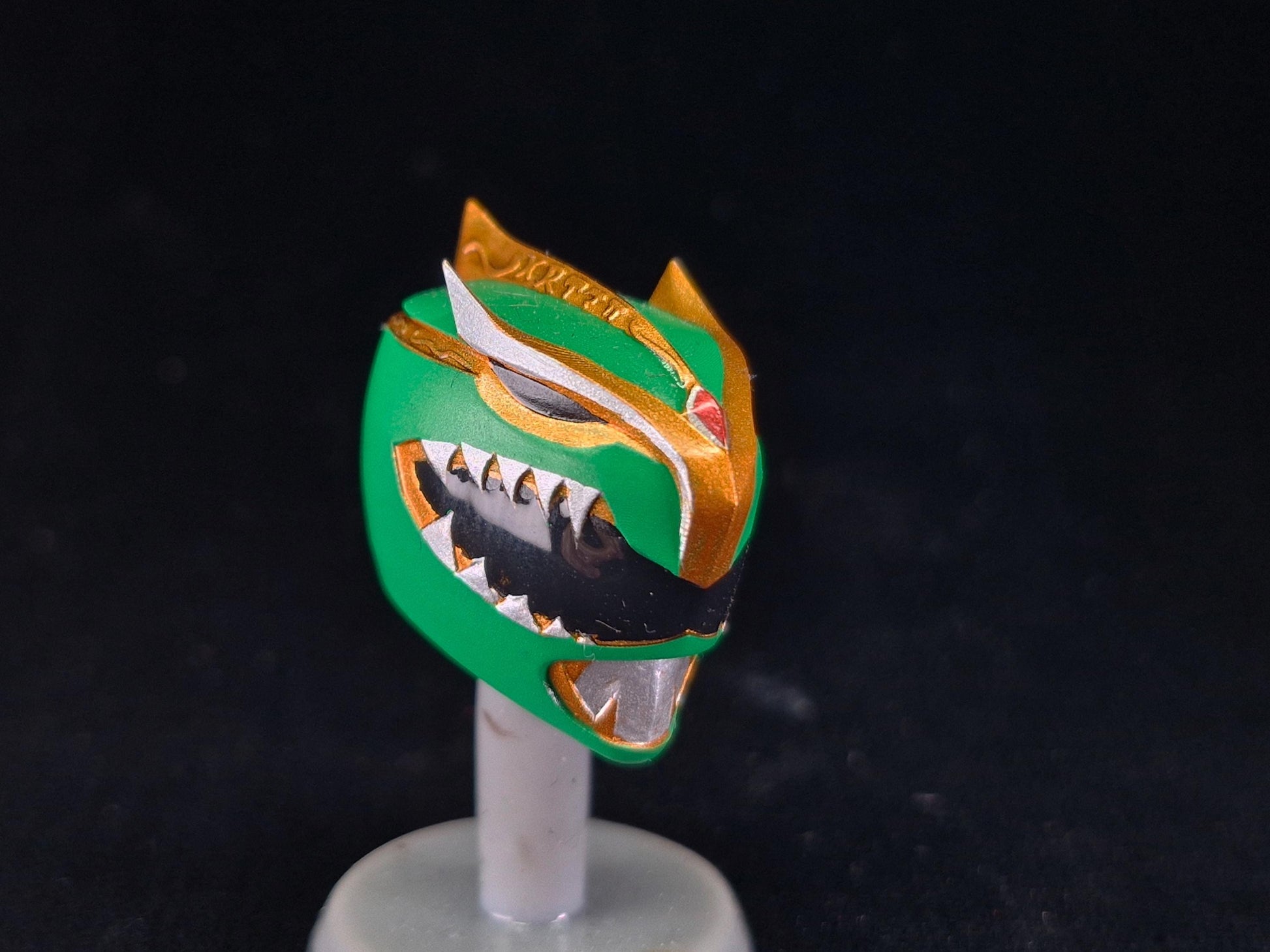 Mighty Morphin Power Rangers - Evil Green Ranger Helmet| Lightning Collection 1/12 Accessories