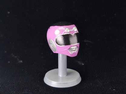 Pink Turbo Ranger / Pink Racer Helmet | Lightning Collection / 1:12 Accessory | 3D Printed