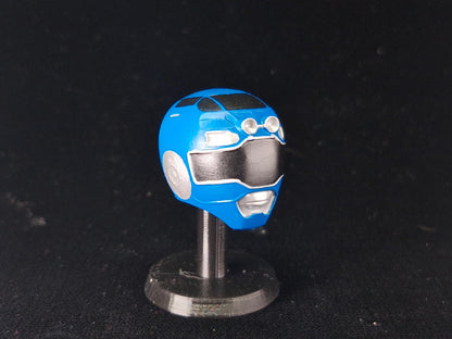 Blue Turbo Ranger / Blue Racer Helmet | Lightning Collection / 1:12 Accessory | 3D Printed