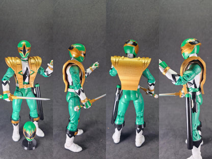 Power Rangers Ninja Storm - Green Samurai Ranger / Hurricaneger - Shurikenger Conversion Kit | Lightning Collection Accessories
