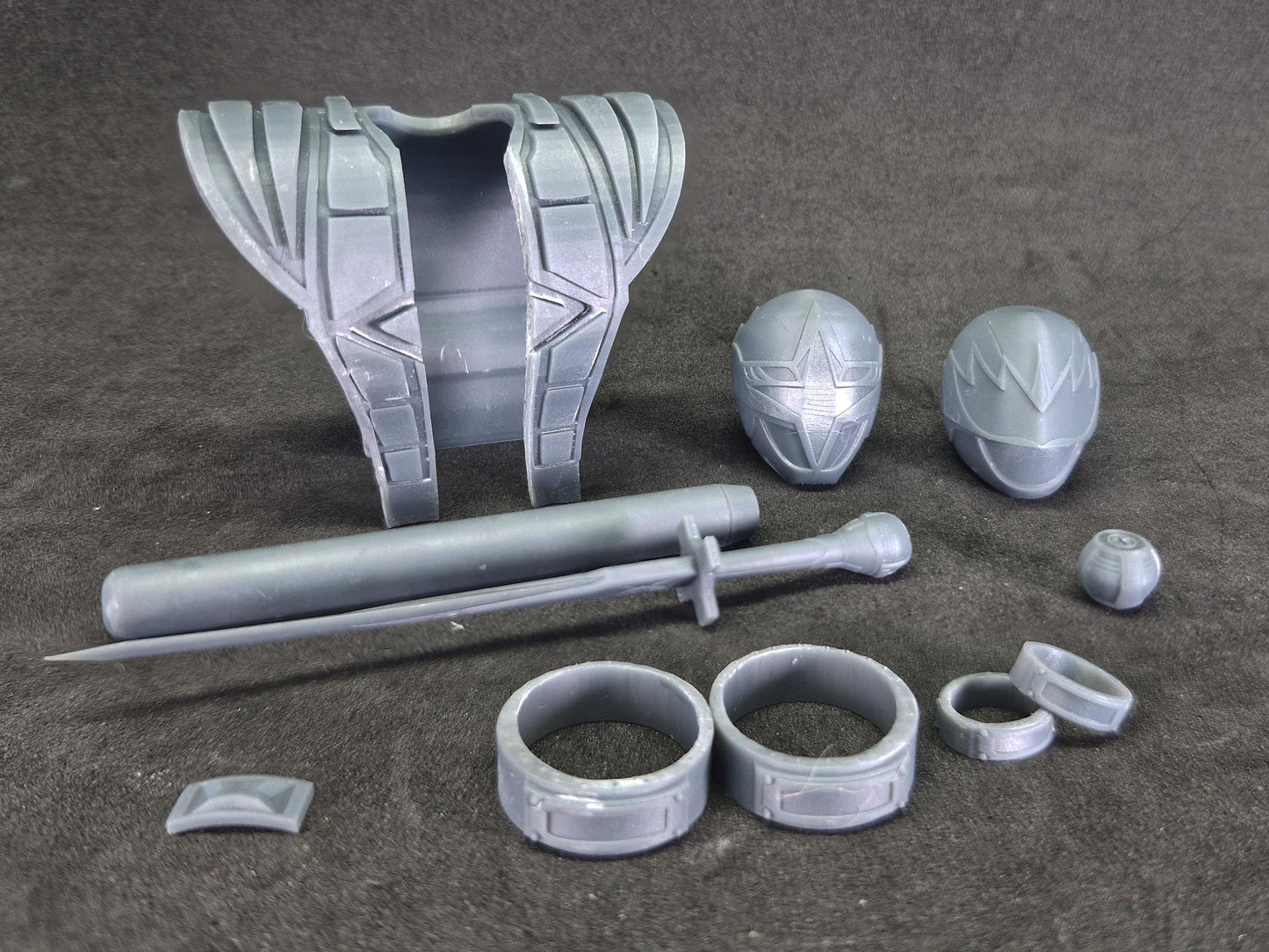 Power Rangers Ninja Storm - Green Samurai Ranger / Hurricaneger - Shurikenger Conversion Kit | Lightning Collection Accessories