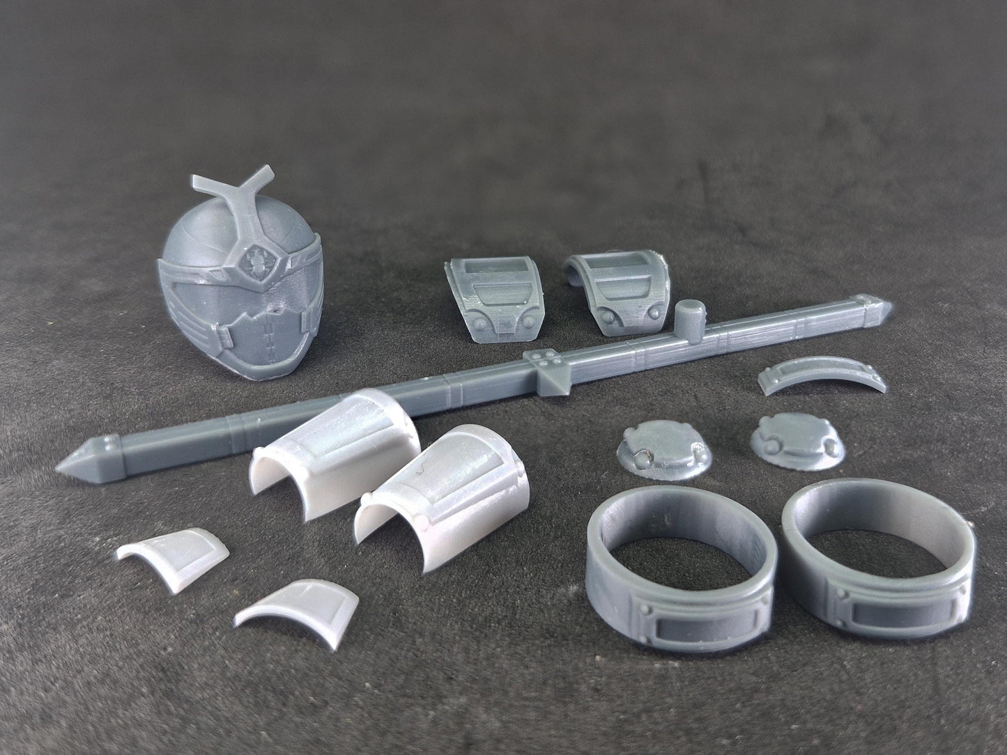 Power Rangers Ninja Storm - Crimson Thunder Ranger / Hurricaneger - KabutoRaiger Conversion Kit | Lightning Collection Accessories