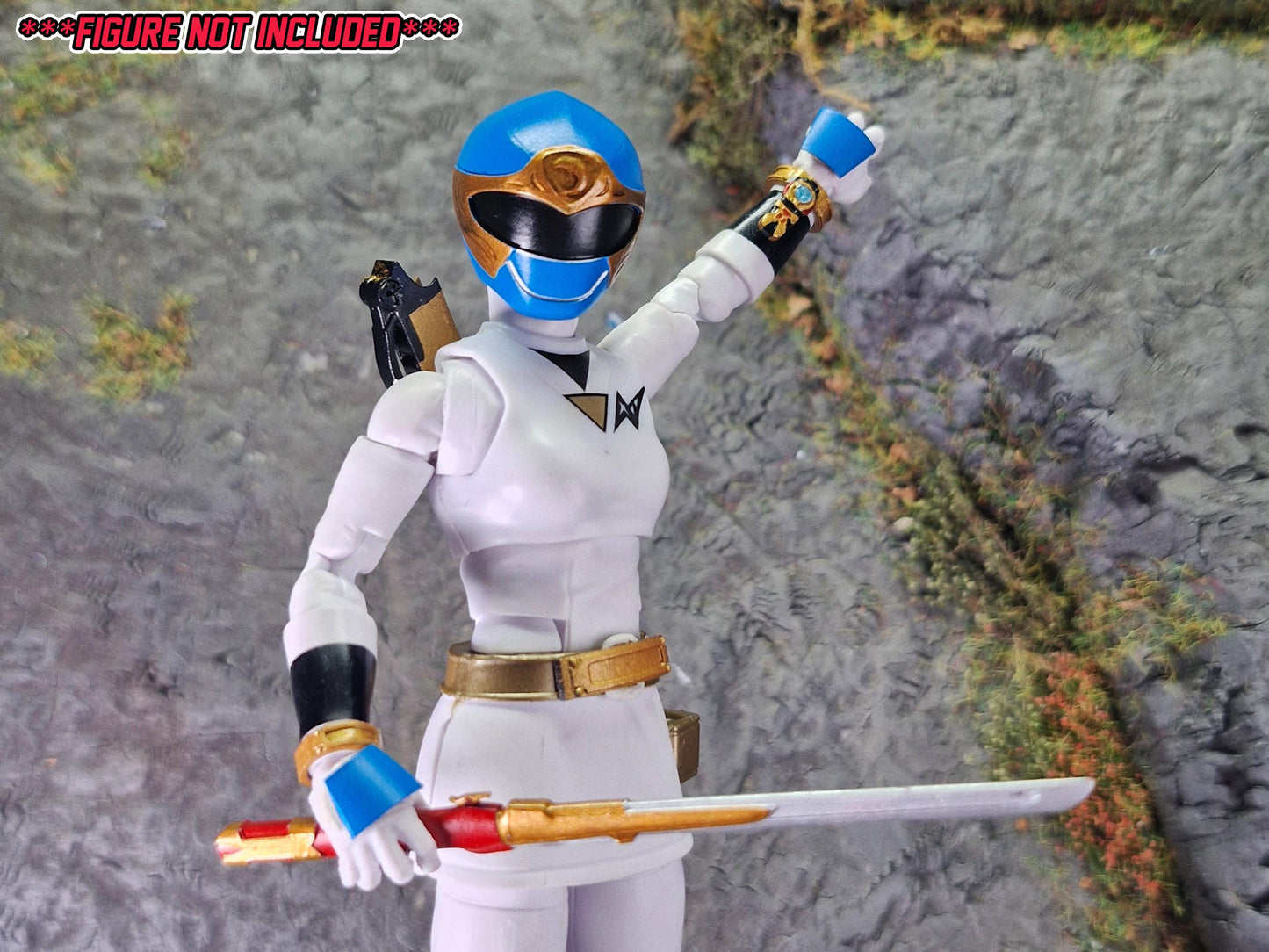 Power Rangers Ninja Storm - Blue Wind Ranger / Hurricaneger - HurricaneBlue Conversion Kit | Lightning Collection Accessories