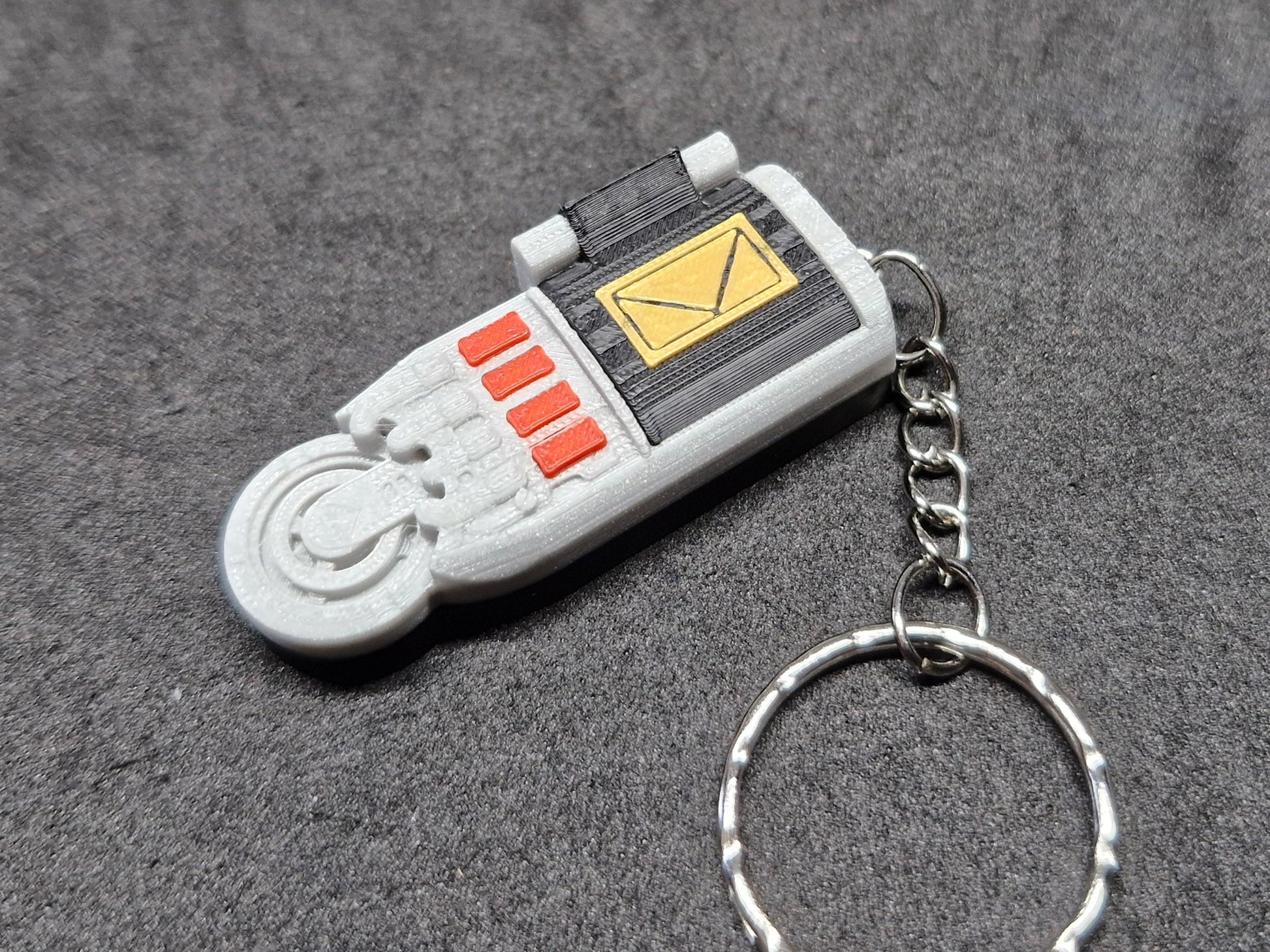 Power Rangers In Space | Denji Sentai Megaranger - Astro Morpher | Degitaizer Keychain