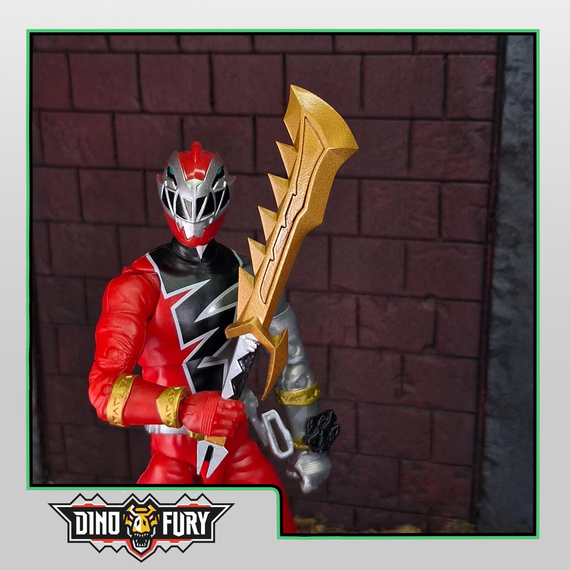 Power Rangers Dino Fury - Mega Fury Saber | Lightning Collection | 1/12 Accessory