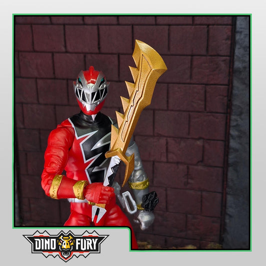 Power Rangers Dino Fury - Mega Fury Saber | Lightning Collection | 1/12 Accessory