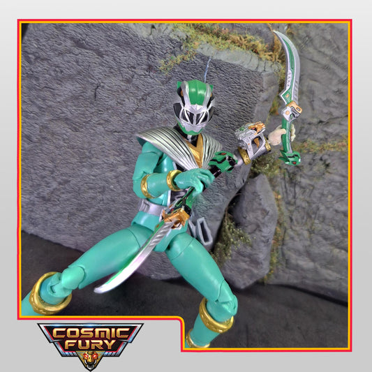 Power Rangers Cosmic Fury - Green Ranger Conversion Kit | Lightning Collection Accessories