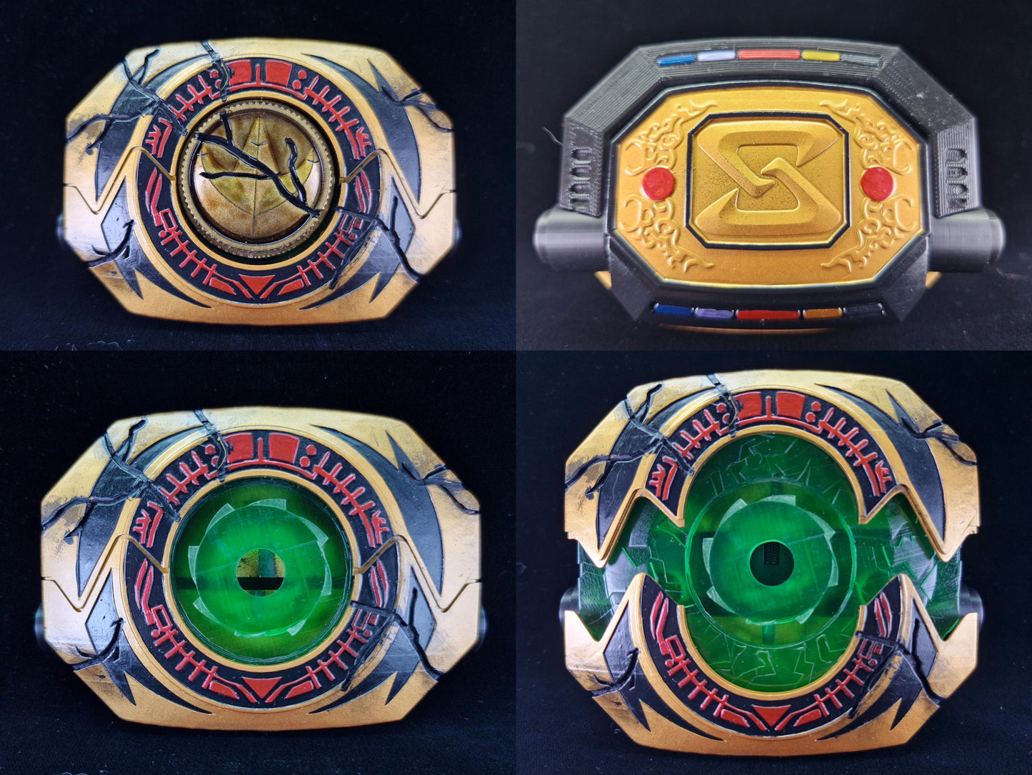3D Printed Mighty Morphin Damaged Master Morpher | REMASTERED | No Coins Included | For Display Only