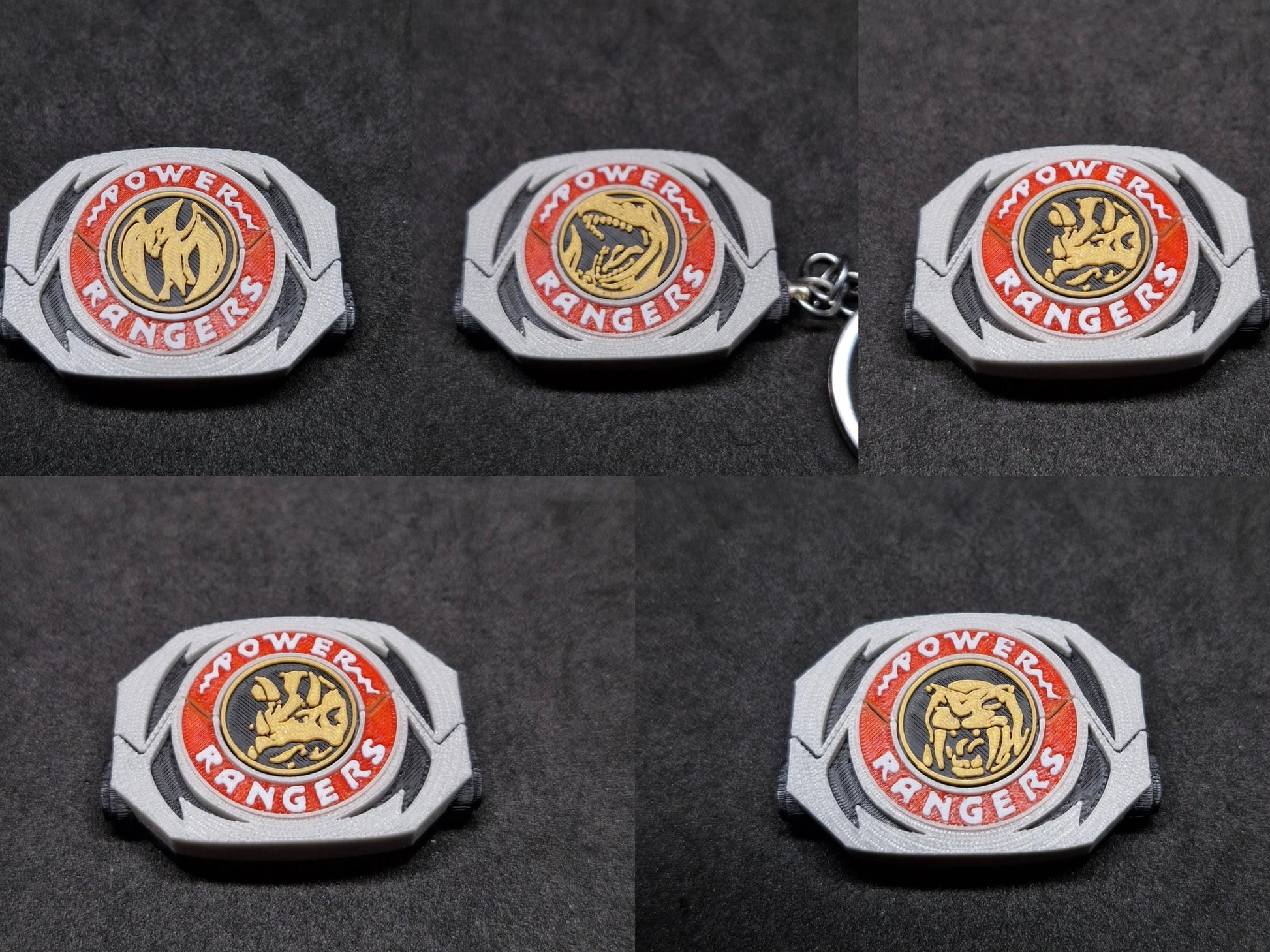 Mighty Morphin Power Rangers / Zyuranger Morpher / Dinobuckler Keychain.