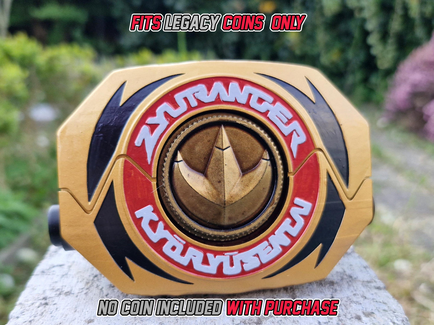 3D Printed Kyouryuu Sentai Zyuranger Dino Buckler | REMASTERED | No Coins Included | For Display Only