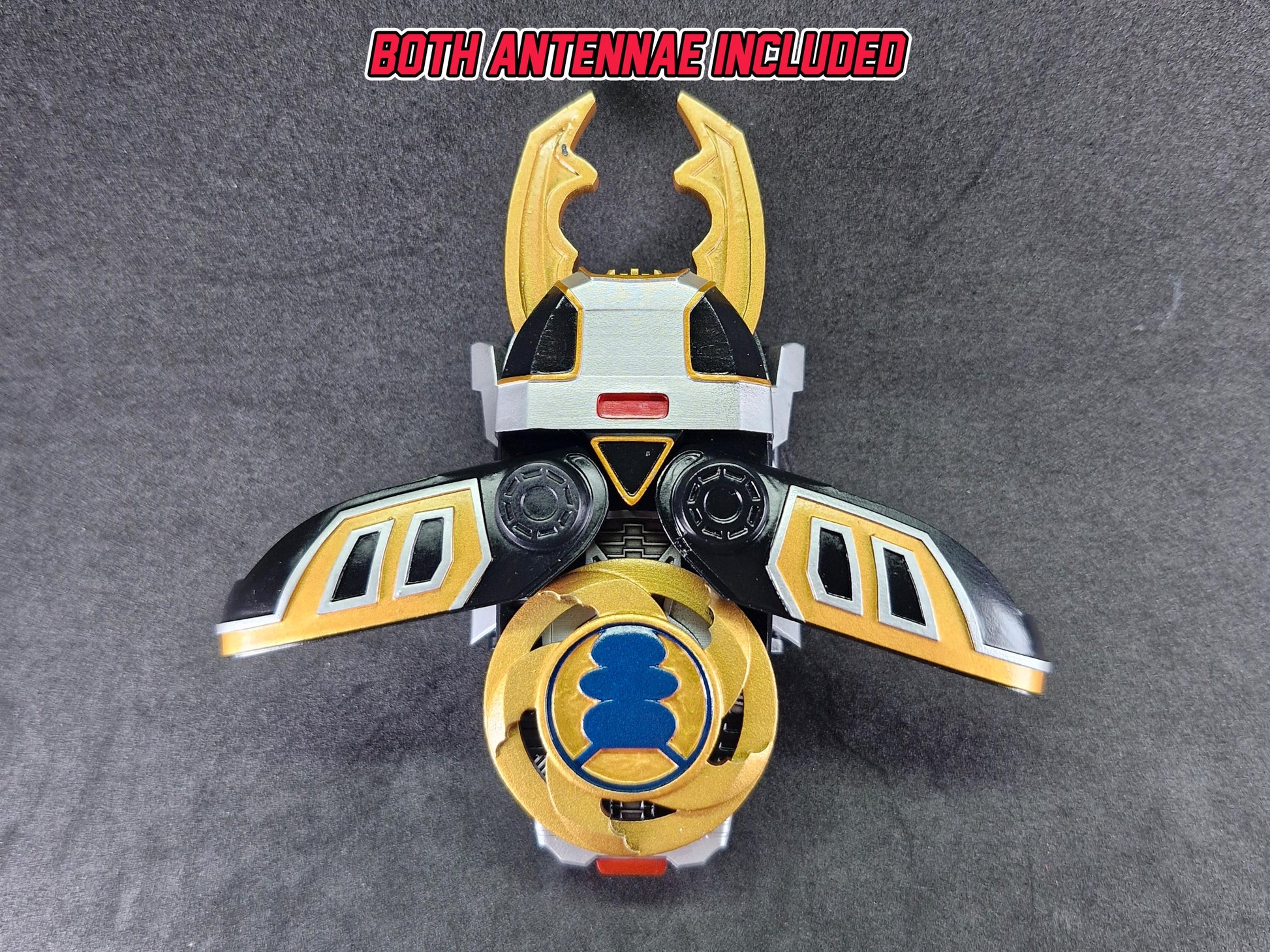 3D Printed & Painted Power Rangers Ninja Storm -Thunder Morpher | Hurricaneger - Gourai Changer | Display Prop