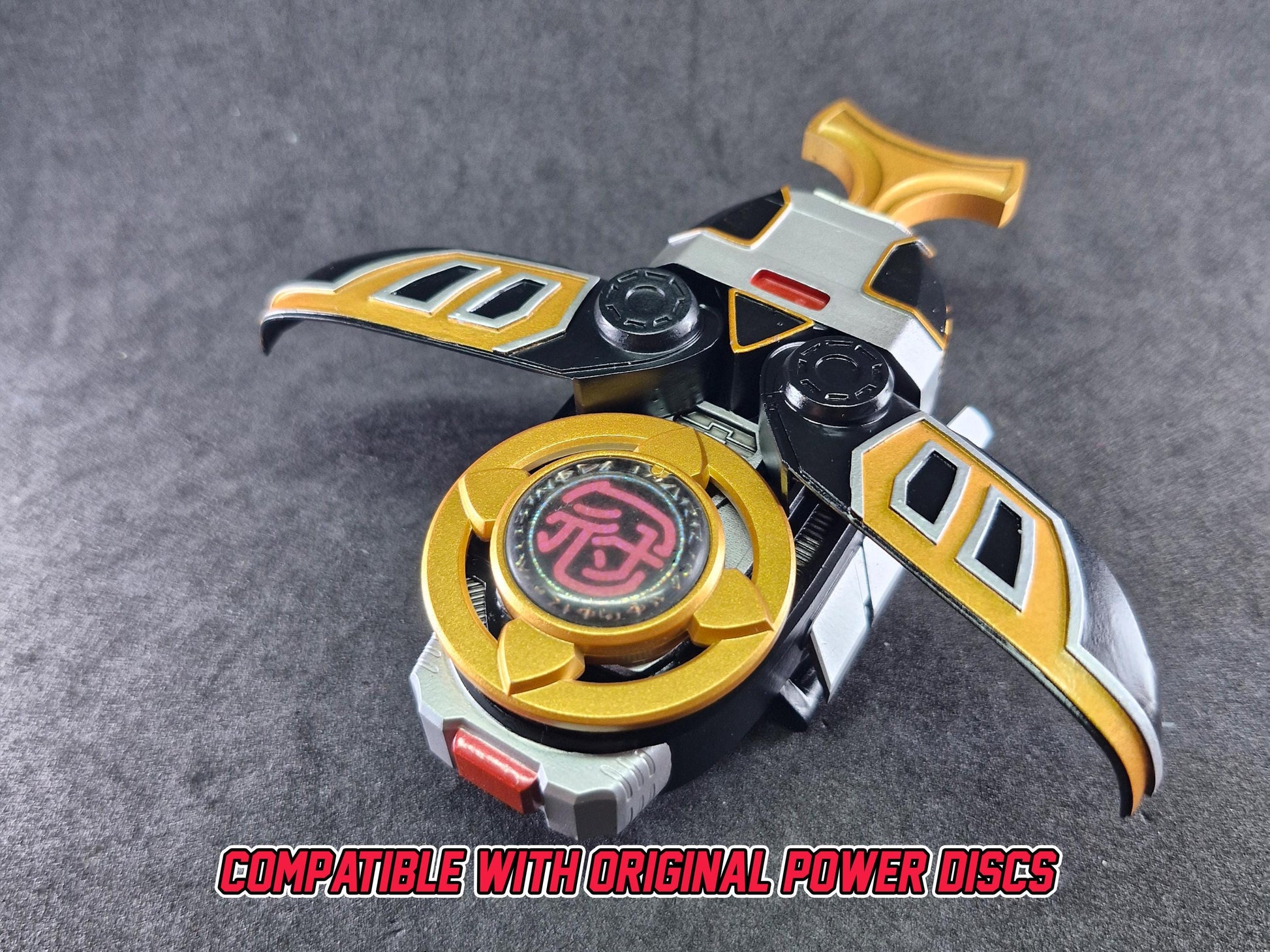3D Printed & Painted Power Rangers Ninja Storm -Thunder Morpher | Hurricaneger - Gourai Changer | Display Prop