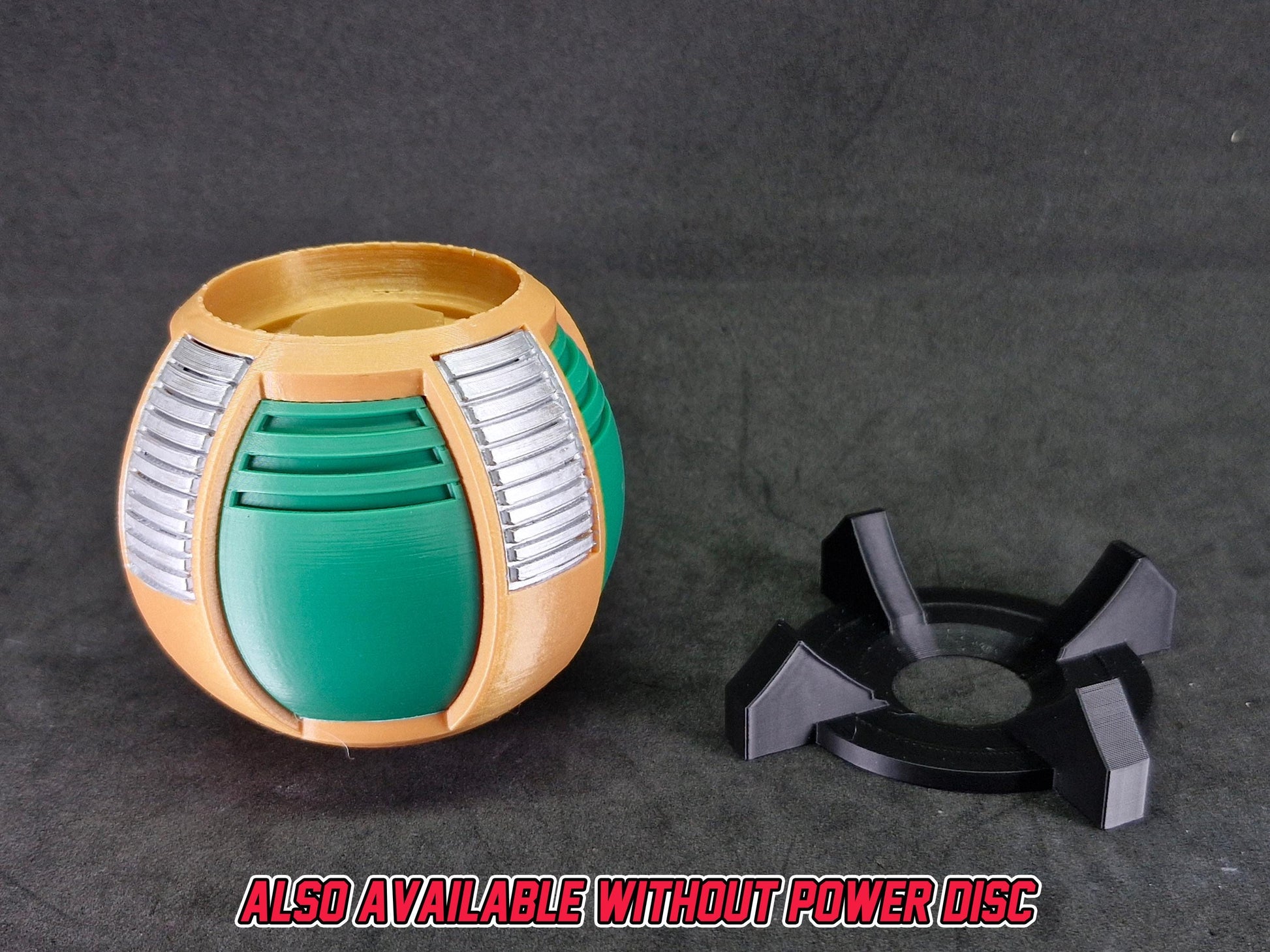 3D Printed Power Rangers Ninja Storm - Hurricaneger | Samurai Cyclone Morpher - Shuriken Ball | Display Prop