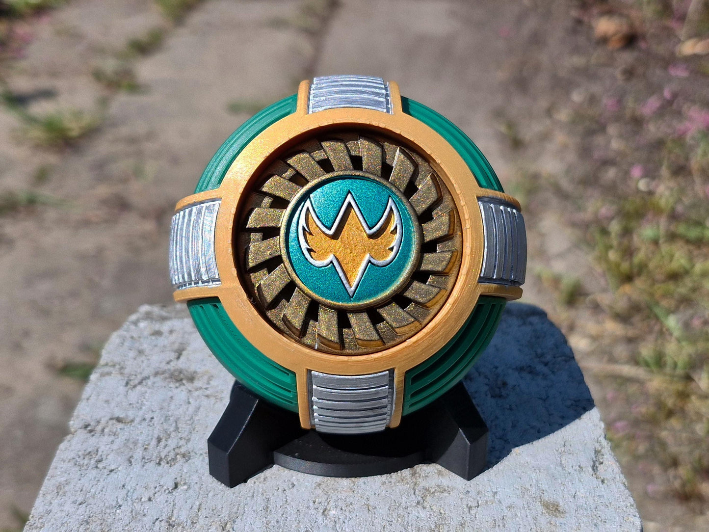3D Printed Power Rangers Ninja Storm - Hurricaneger | Samurai Cyclone Morpher - Shuriken Ball | Display Prop