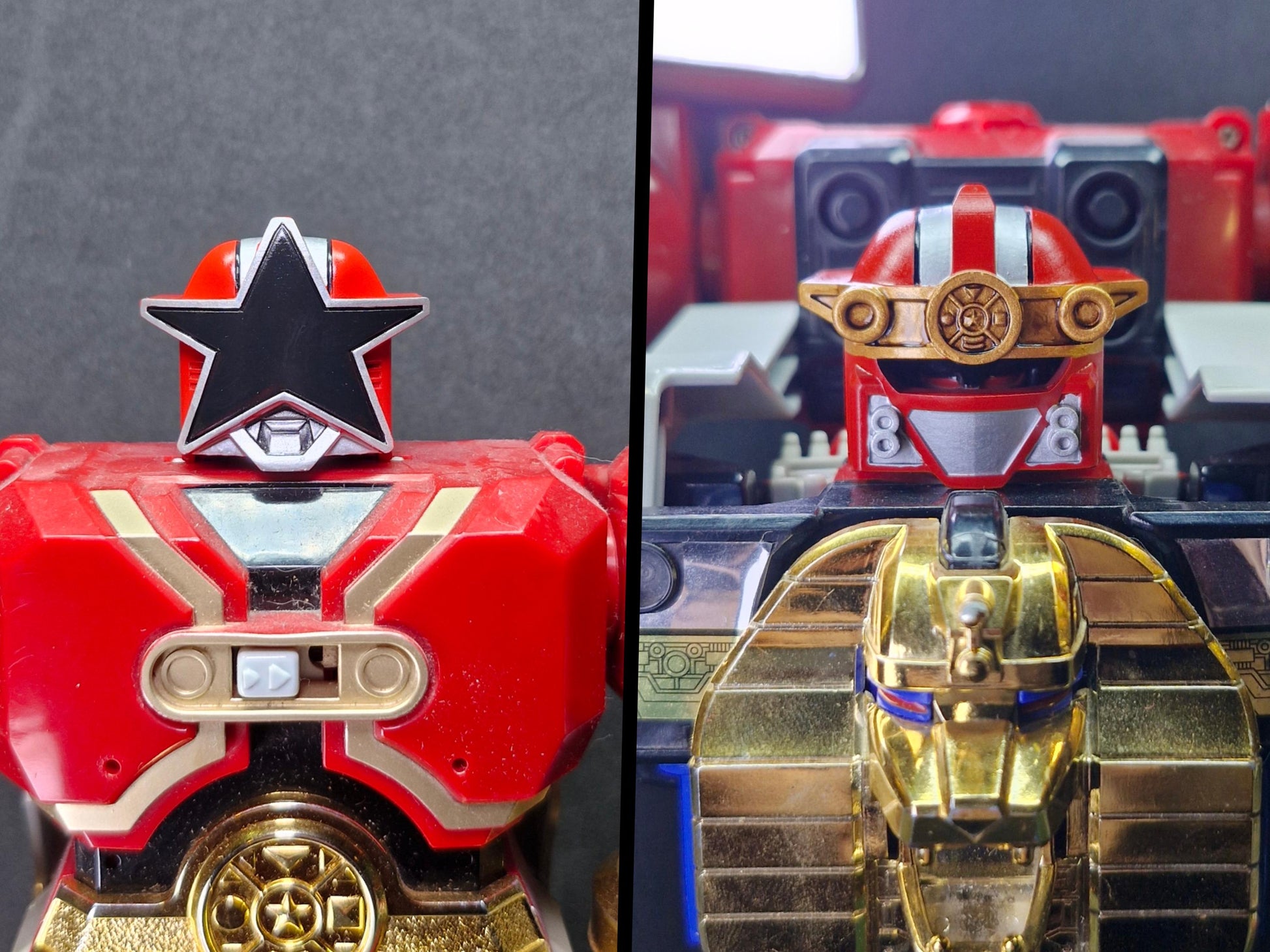 Power Rangers Zeo Deluxe Red Battlezord 3D Printed Replacement Parts [1999]
