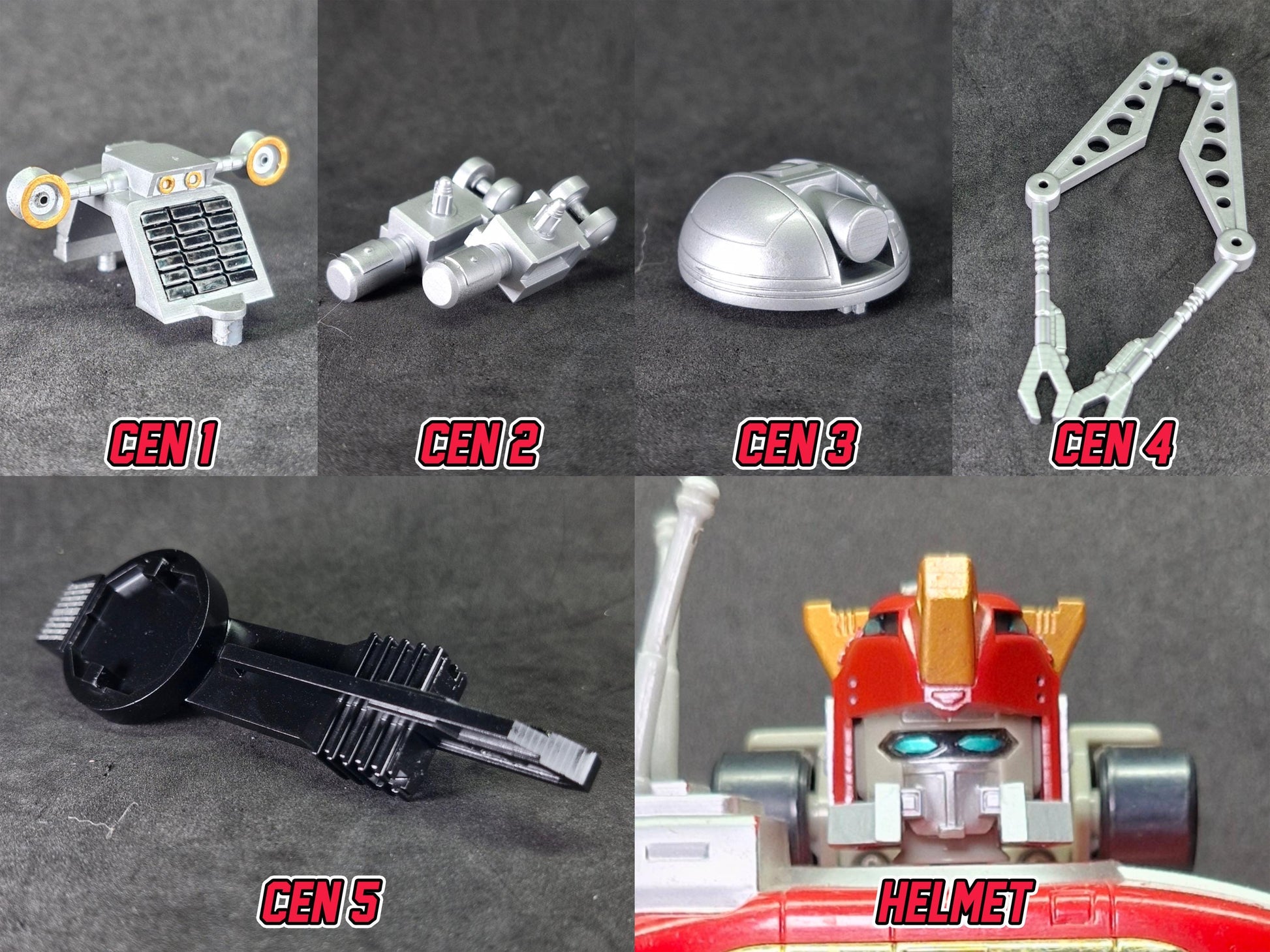 Power Rangers Lost Galaxy Deluxe Centaurus Megazord 3D Printed Parts [1999]
