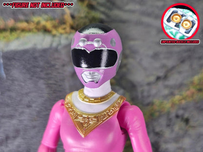 Pink Turbo Ranger / Pink Racer Helmet | Lightning Collection / 1:12 Accessory | 3D Printed