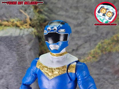 Blue Turbo Ranger / Blue Racer Helmet | Lightning Collection / 1:12 Accessory | 3D Printed