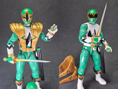 Power Rangers Ninja Storm - Green Samurai Ranger / Hurricaneger - Shurikenger Conversion Kit | Lightning Collection Accessories