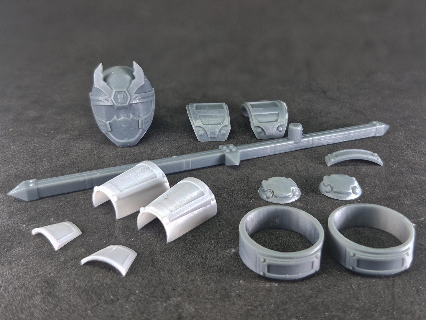 Power Rangers Ninja Storm - Navy Thunder Ranger / Hurricaneger - KuwagaRaiger Conversion Kit | Lightning Collection Accessories