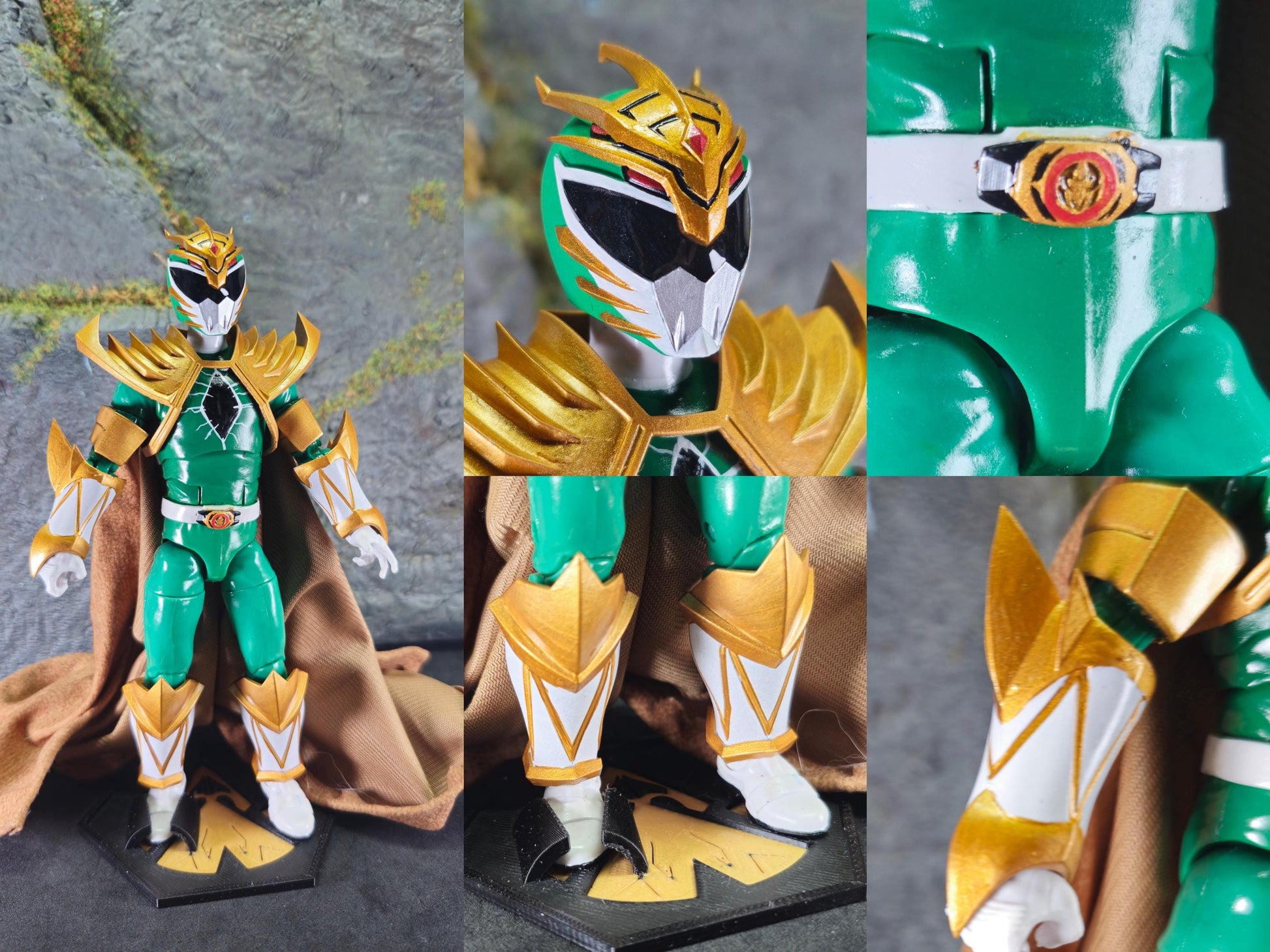 Power Rangers Drakkon Ranger - Tommy Oliver | Conversion Kit | Lightning Collection Accessories