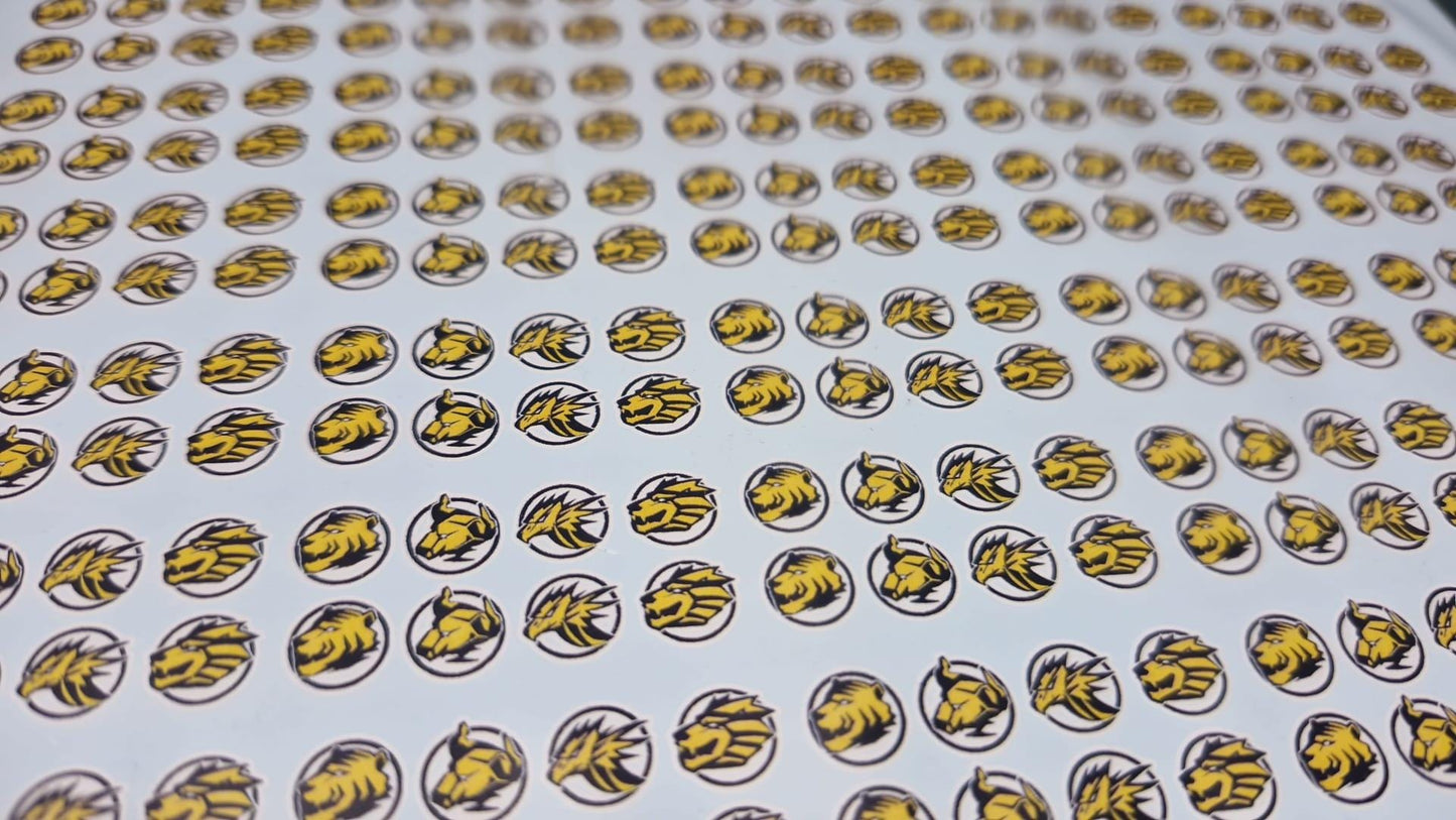 Power Rangers Wild Force Decals | READ DESCRIPTION | Lighting Collection | 1/12 Accesory