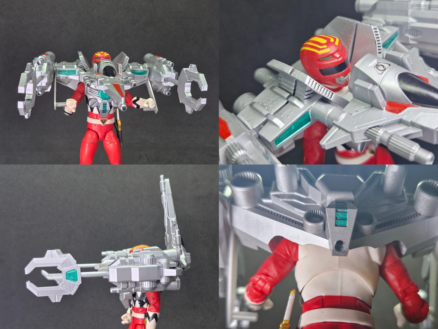 Power Rangers Lost Galaxy - Red Ranger Battlizer | Lightning Collection Accessories | 3D Printed