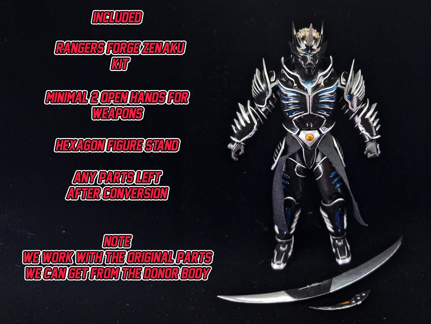 Power Rangers - Wild Force Zen-Aku | Full Custom Figure
