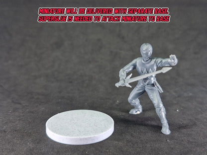 Heroes of the Grid - Alien Rangers / Kakuranger Miniatures | Epic Scale 50mm Miniature Tabletop Gaming