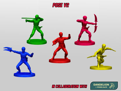 Heroes of the Grid - Lost Galaxy / Gingaman Miniatures | Epic Scale 50mm Miniature Tabletop Gaming