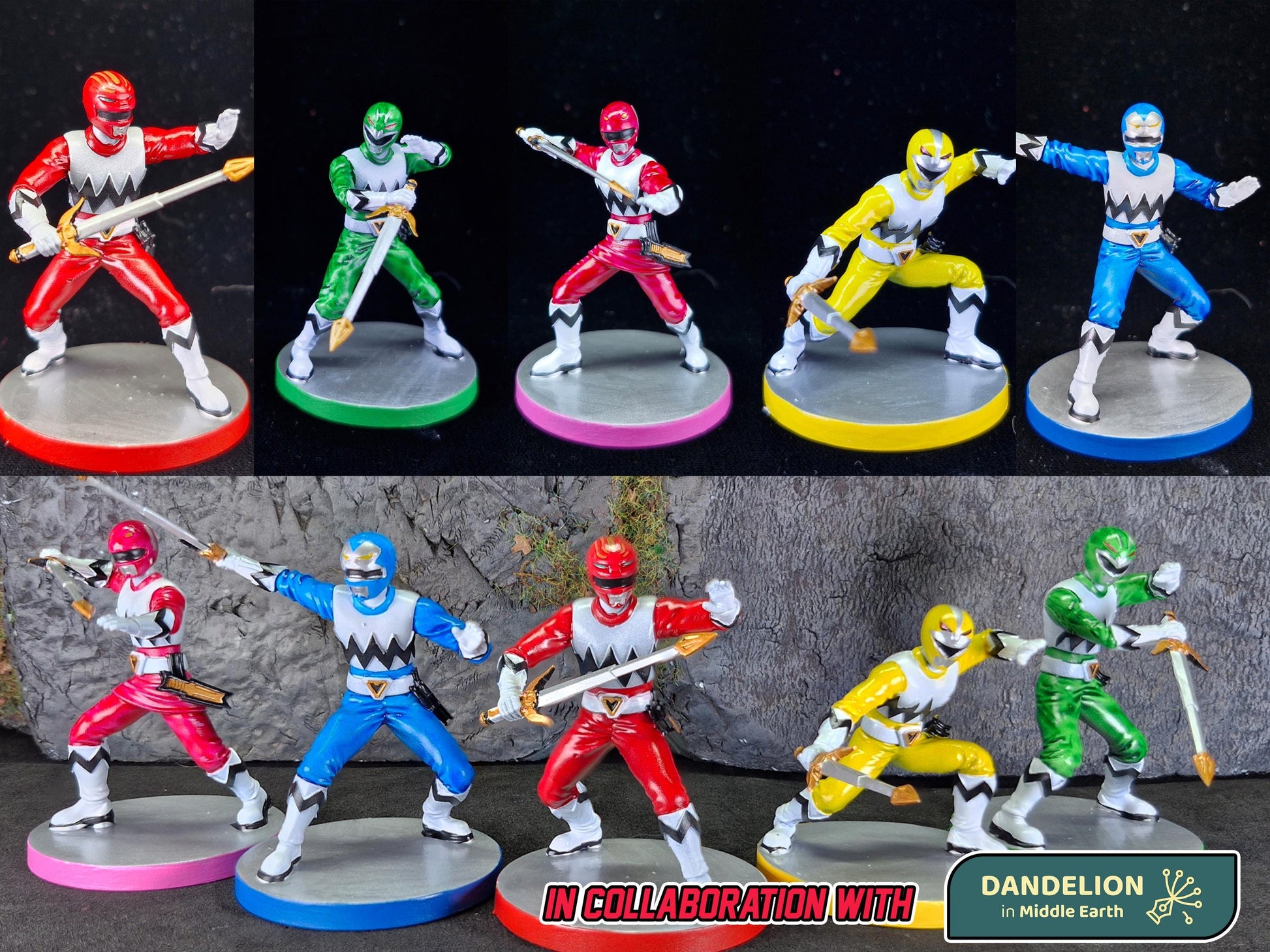 Heroes of the Grid - Lost Galaxy / Gingaman Miniatures | Epic Scale 50mm Miniature Tabletop Gaming
