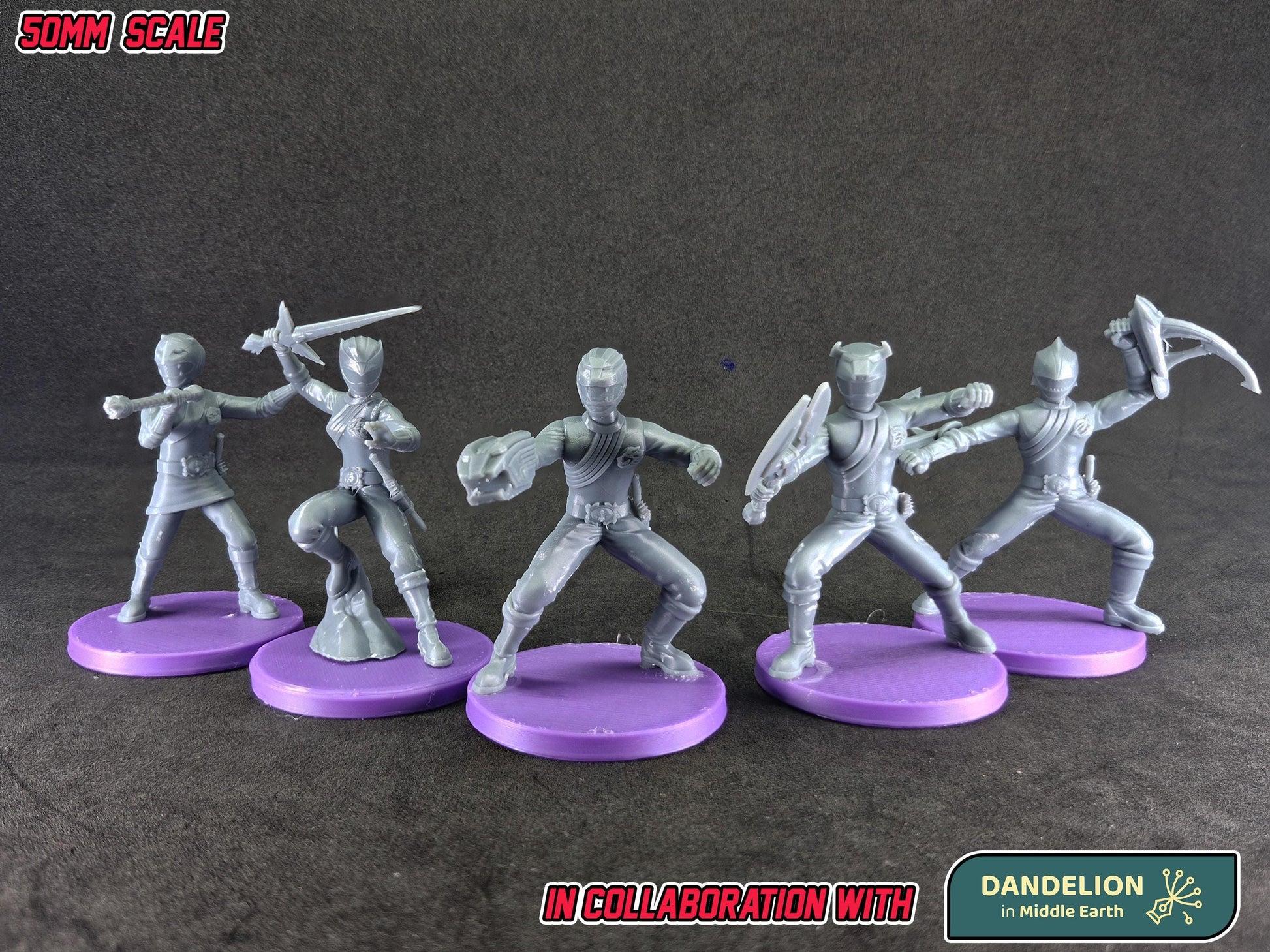 Heroes of the Grid - Wild Force / Gaoranger Miniatures | Epic Scale 50mm Miniature Tabletop Gaming