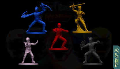 Heroes of the Grid - Wild Force / Gaoranger Miniatures | Epic Scale 50mm Miniature Tabletop Gaming