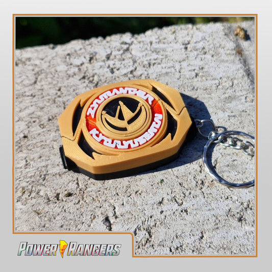 Mighty Morphin Power Rangers / Zyuranger Morpher / Dinobuckler Keychain.