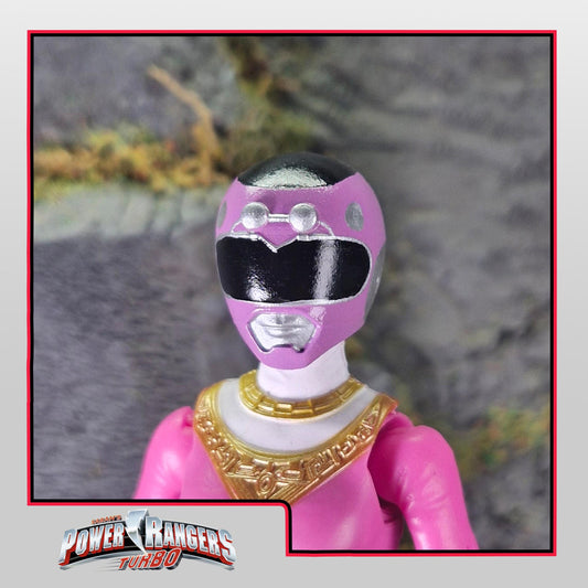 Pink Turbo Ranger / Pink Racer Helmet | Lightning Collection / 1:12 Accessory | 3D Printed
