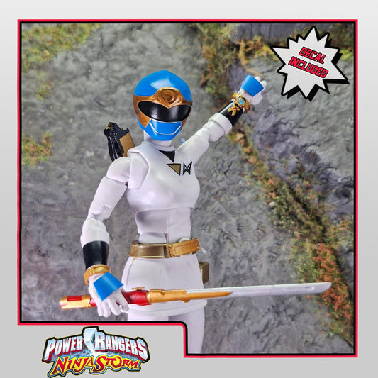 Power Rangers Ninja Storm - Blue Wind Ranger / Hurricaneger - HurricaneBlue Conversion Kit | Lightning Collection Accessories