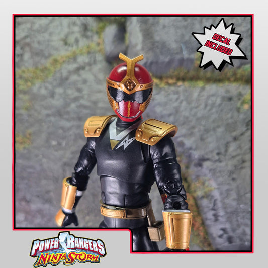 Power Rangers Ninja Storm - Crimson Thunder Ranger / Hurricaneger - KabutoRaiger Conversion Kit | Lightning Collection Accessories