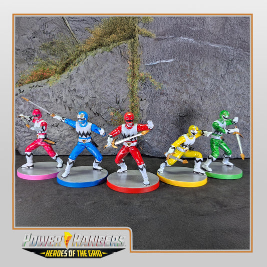 Heroes of the Grid - Lost Galaxy / Gingaman Miniatures | Epic Scale 50mm Miniature Tabletop Gaming