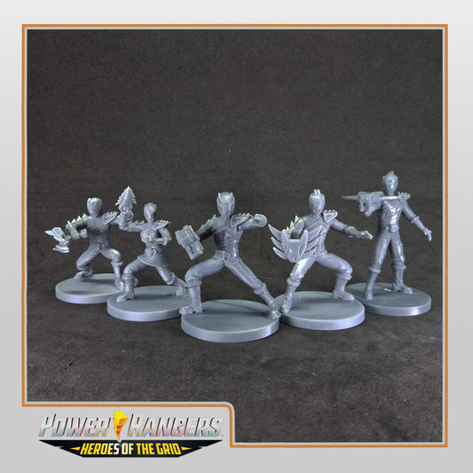 Heroes of the Grid - Dino Charge / Kyoryuger Miniatures | Epic Scale 50mm Miniature Tabletop Gaming