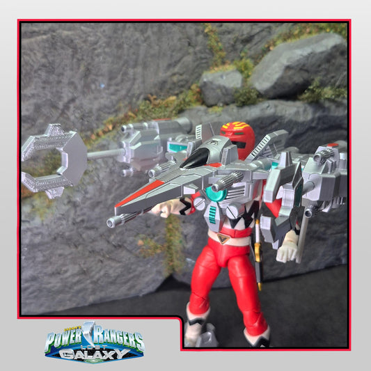 Power Rangers Lost Galaxy - Red Ranger Battlizer | Lightning Collection Accessories | 3D Printed